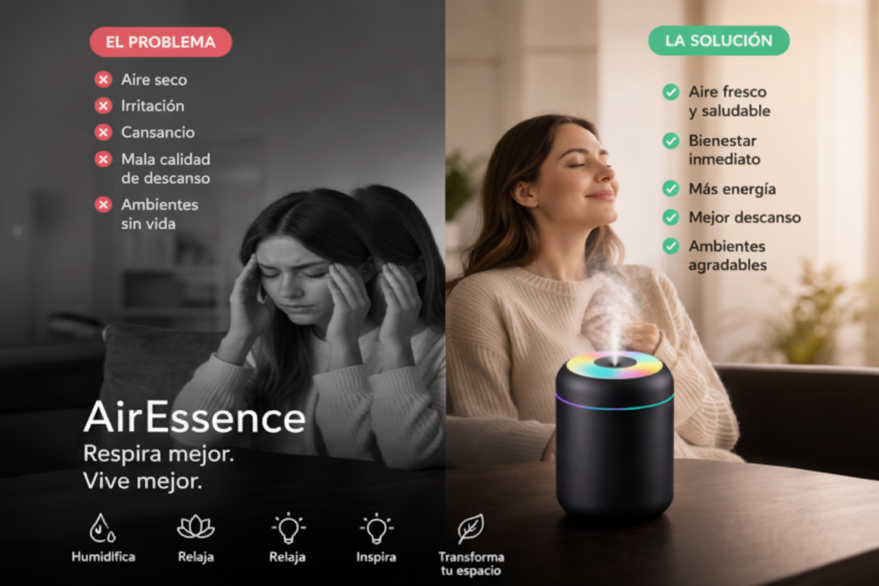 Humidificador Inteligente AirEssence™